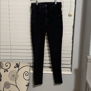 American Eagle Black faded jeans